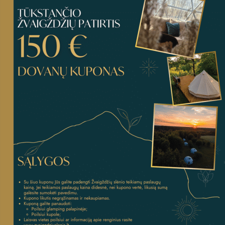 Dovanų kuponas 150 Eur