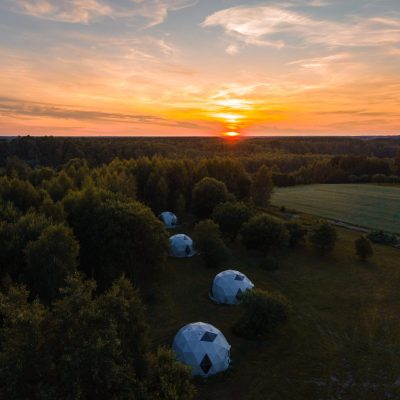 Kupolai is paukscio skrydzio